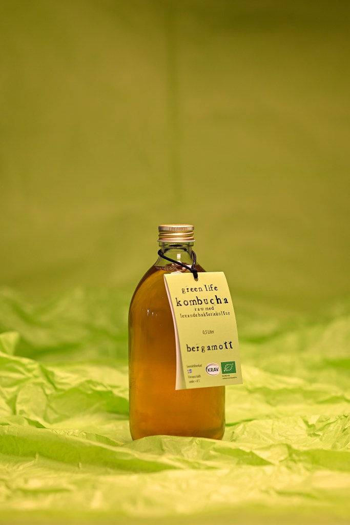 Kombucha bergamott 0,5 liter